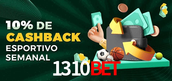 10% de bônus de cashback na 1310bet
